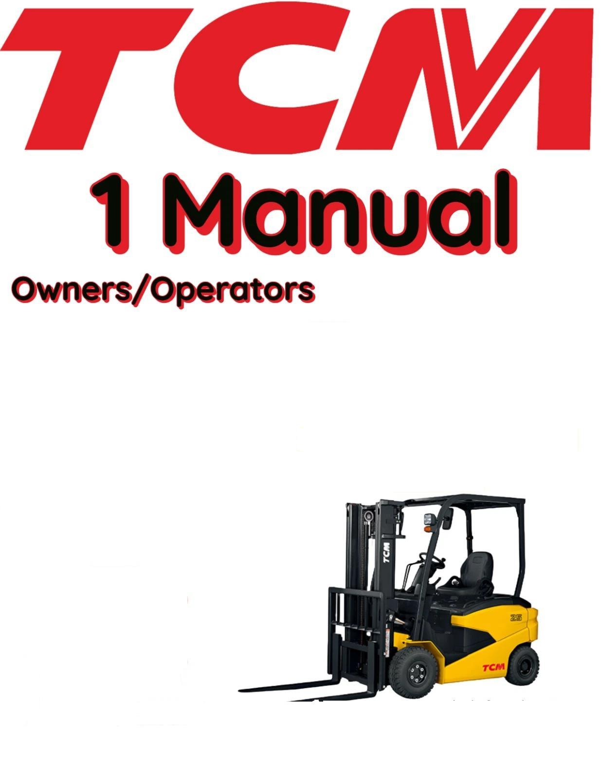 TCM FG14 FORKLIFT OPERATOR OWNERS MANUAL