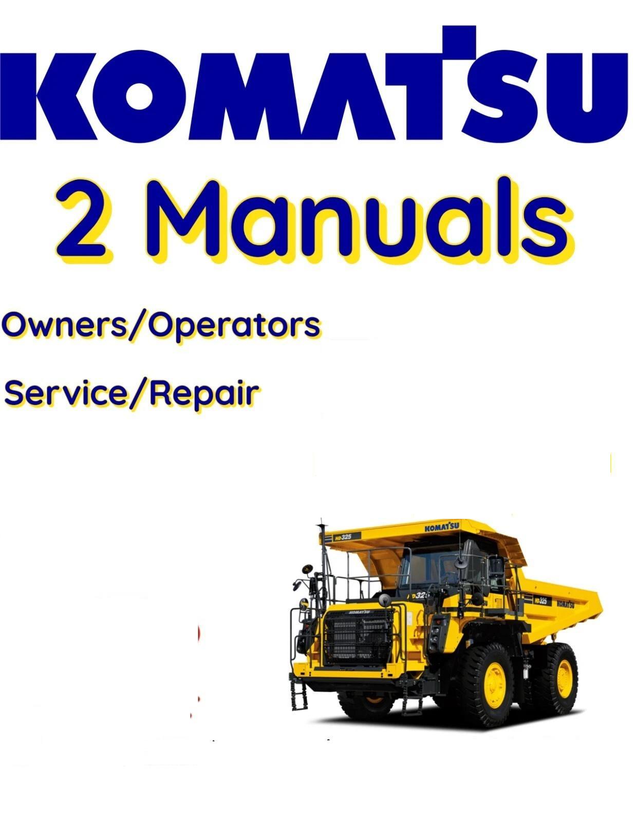 KOMATSU 330M DUMP TRUCK OPERATORS SERVICE REPAIR OWNERS SHOP MANUAL