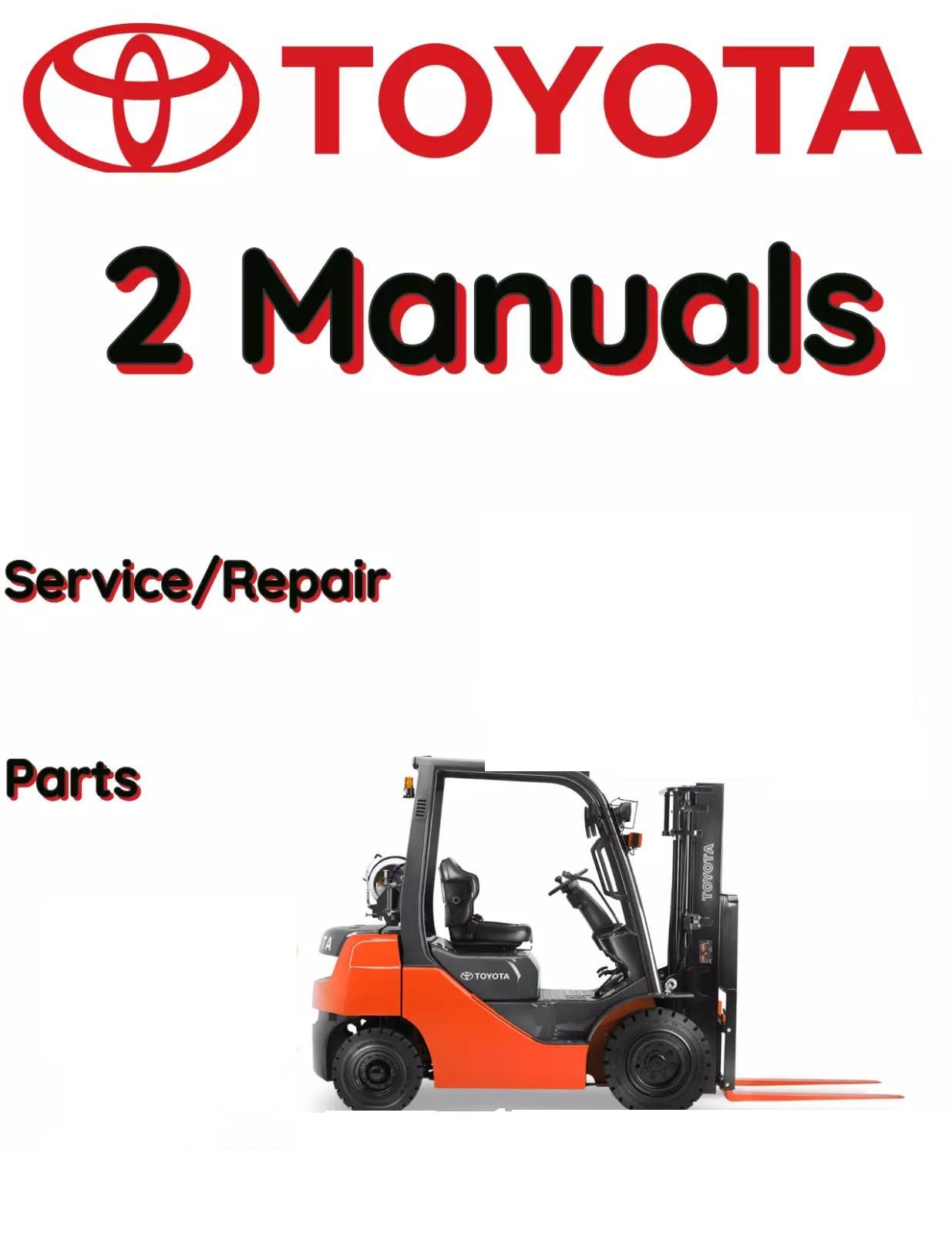 TOYOTA FORKLIFT PLL22 SERVICE REPAIR SHOP PARTS MANUAL   FILE