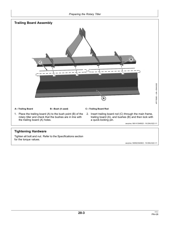 John Deere RT1038 Rotary Tiller (For Cambodia Market) Operator’s Manual (5DMA99101) Workshop Guide