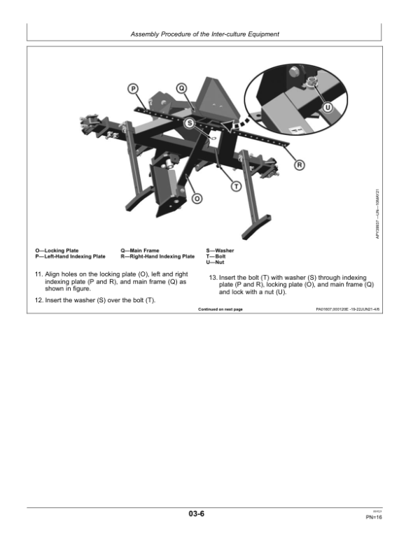 John Deere IC3137 Inter-culture Equipment (India) Operator’s Manual (5DMDHMENG) Workshop Guide