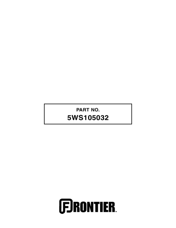 John Deere LR2060, LLR2072, LR2084, LR2172*, LR2184*, LR2196* LANDSCAPE RAKE (* 1XFLR21XCN0002800-) Operator’s Manual (5WS105032) Workshop Guide
