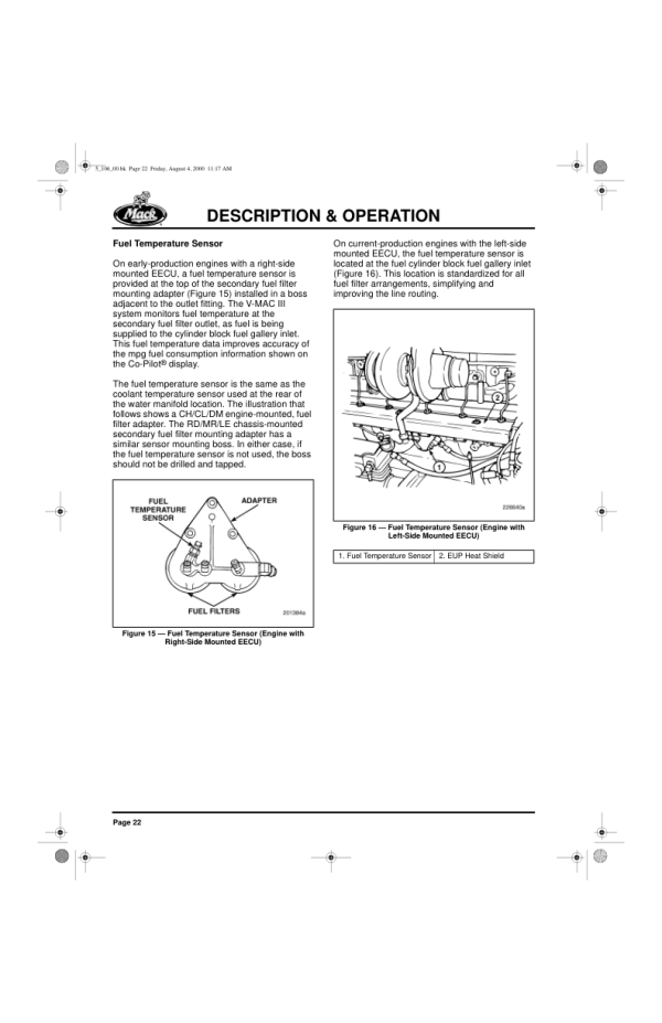 Mack E-Tech Engine Service Manual Workshop Guide