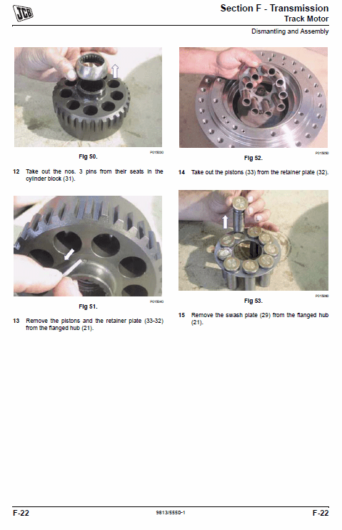 JCB JS200LC, JS220LC, JS230LC, JS210LC, JS370LC Excavator Service Manual Workshop Guide