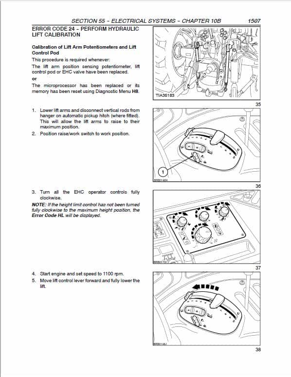 Case MXM155, MXM175, MXM190 Tractor Service Manual Workshop Guide