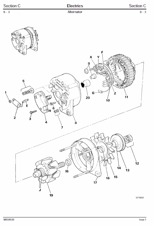 JCB 190, 190HF, 1110, 1110HF, 190T, 190THF, 1110T, 1110THF Skidsteer Loader Manual Workshop Guide