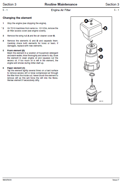 JCB TD7, TD10 Dumpster Service Manual Workshop Guide