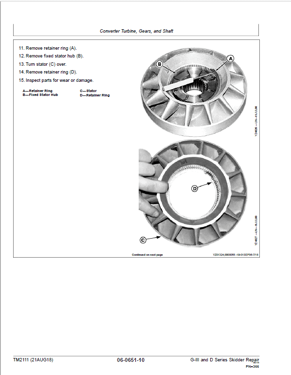 John Deere 640G-III, 648G-III, 460D Skidder Repair Manual (S.N. 586337 – 604613) Workshop Guide
