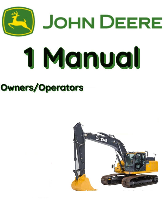 JOHN DEERE 350DLC EXCAVATOR OWNERS OPERATORS MANUAL