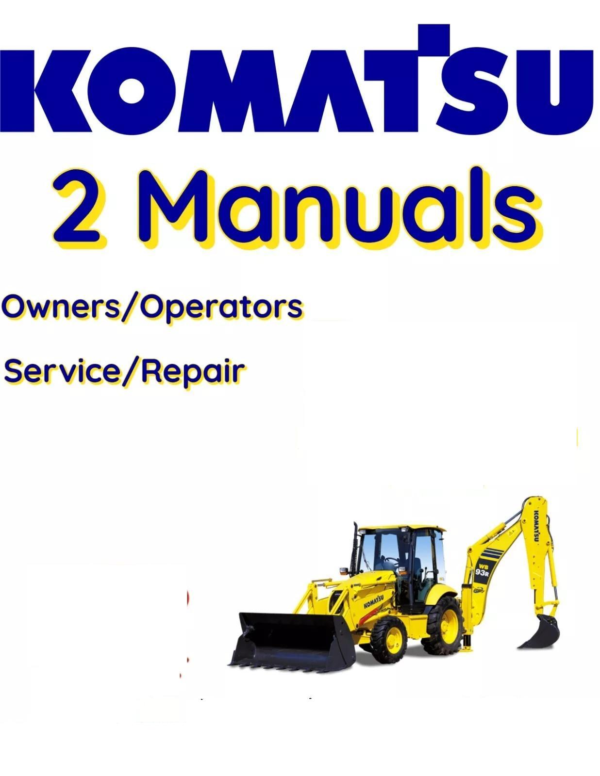 KOMATSU WB150PS-2N BACKHOE LOADER OPERATORS SERVICE REPAIR OWNERS MANUAL