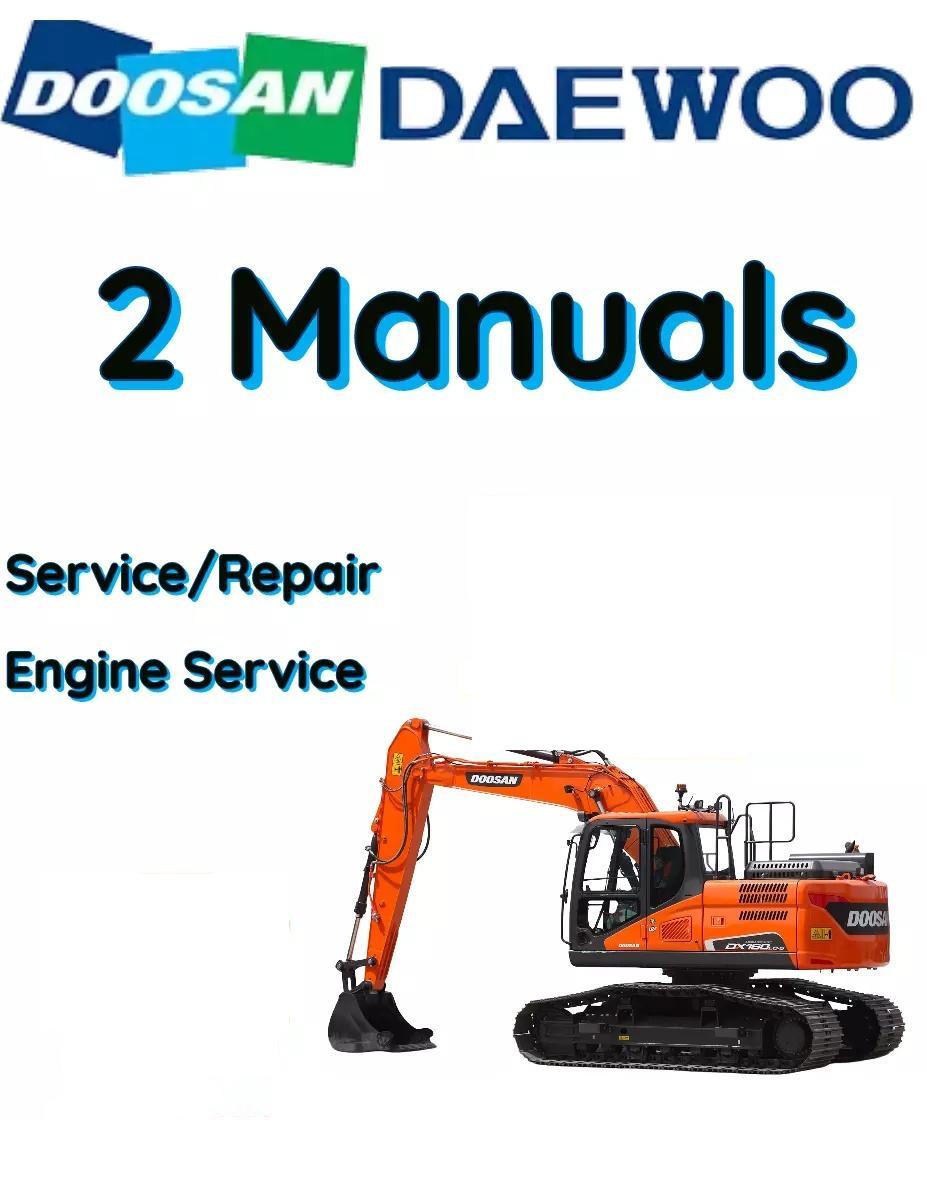 DOOSAN-DAEWOO DX420LC CRAWLER EXCAVATOR SERVICE ENGINE REPAIR MANUAL
