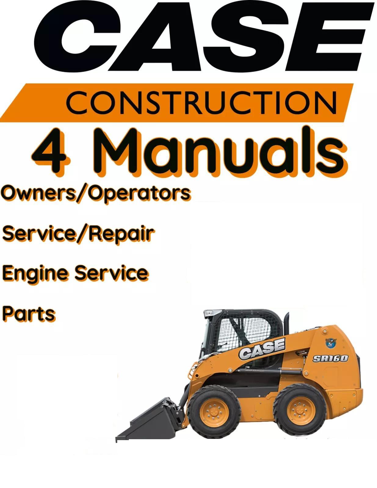CASE CT450 COMPACT TRACK MANUAL OPERATORS SERVICE PARTS ENGINE REPAIR