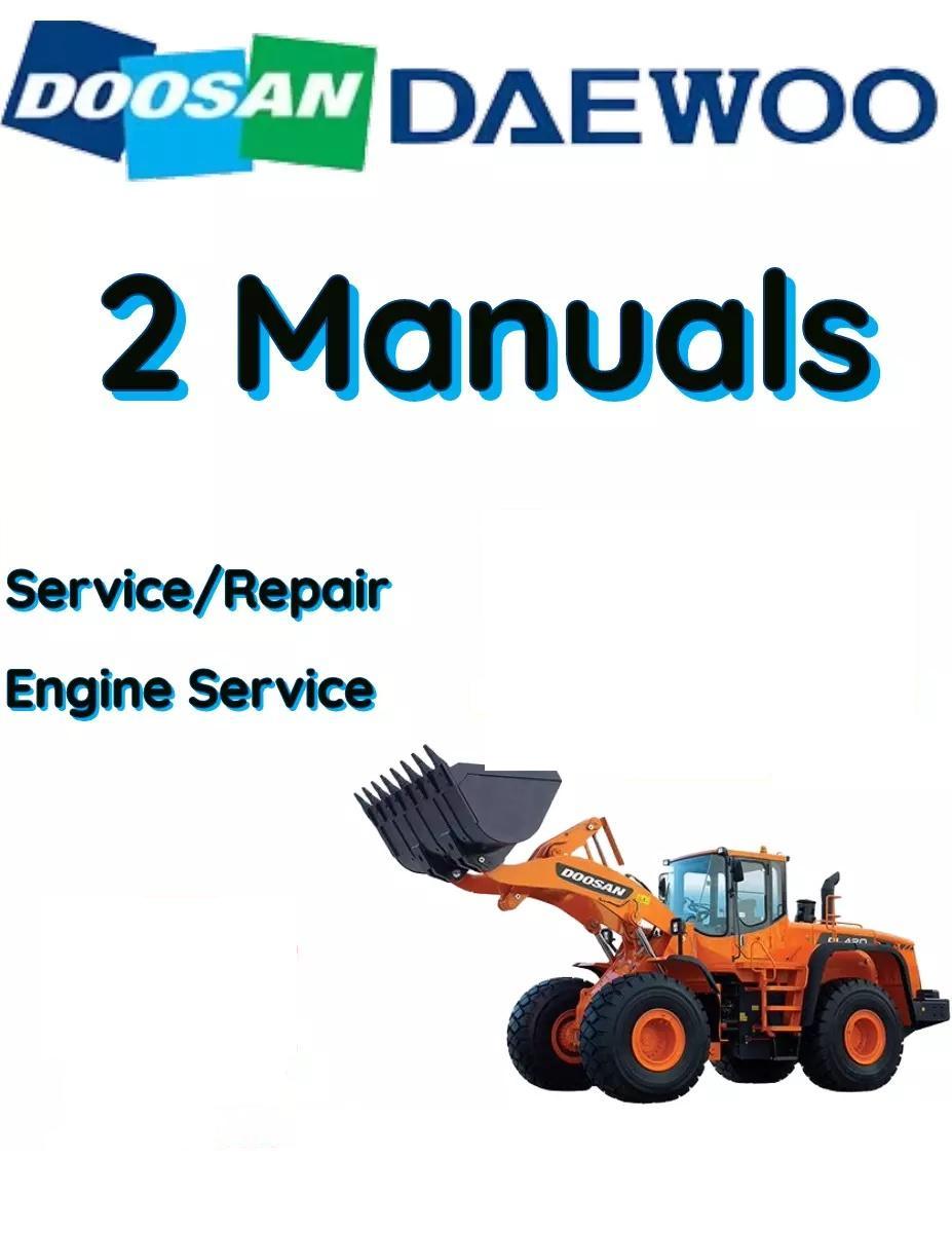 DOOSAN-DAEWOO MEGA 200-V WHEEL LOADER SERVICE ENGINE REPAIR SHOP MANUAL