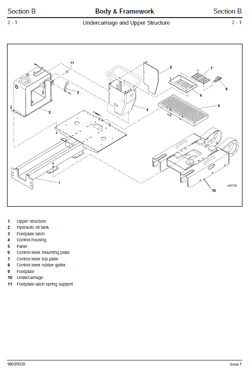 JCB TD7, TD10 Dumpster Service Manual Workshop Guide