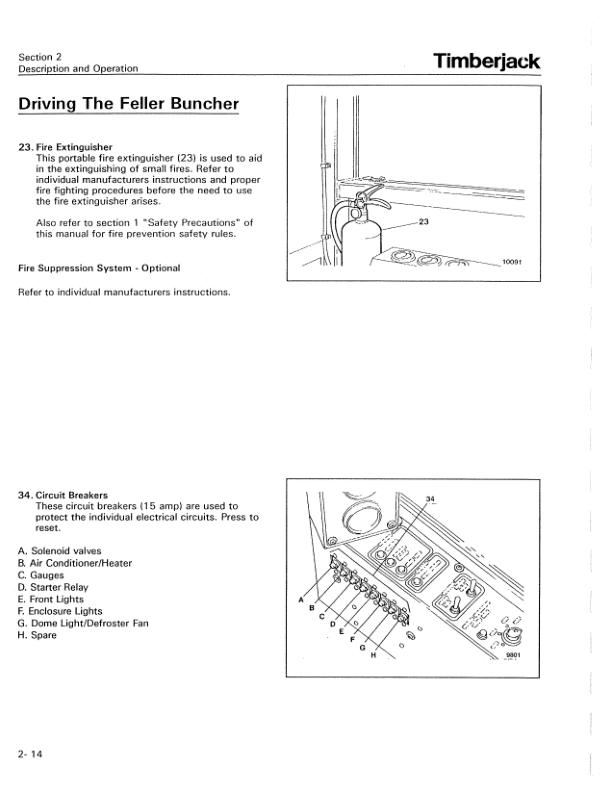 John Deere 608 Tracked Feller Bunchers Operator’s Manuals (701549200) Workshop Guide