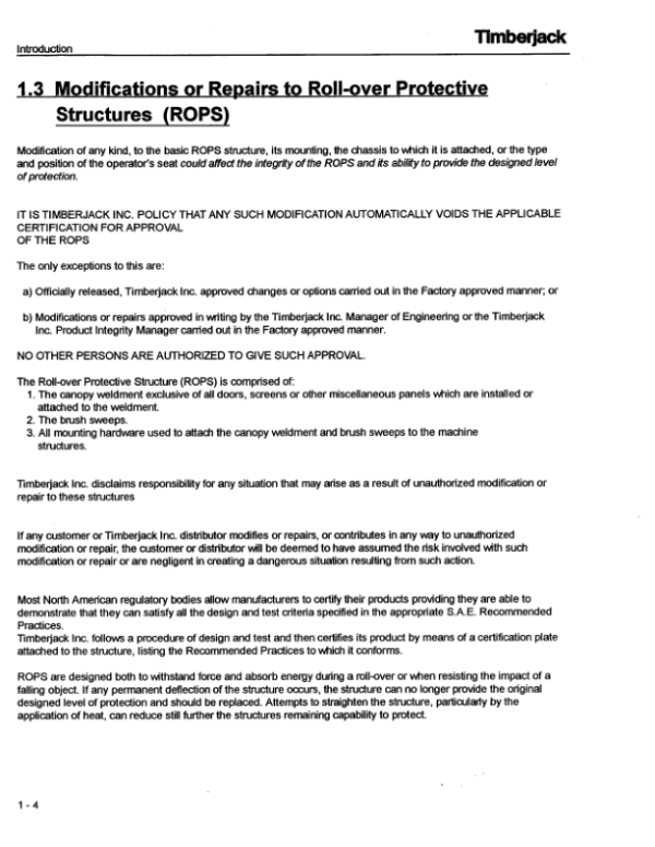 John Deere 230 Forwarders Operator’s Manuals (7015720) Workshop Guide