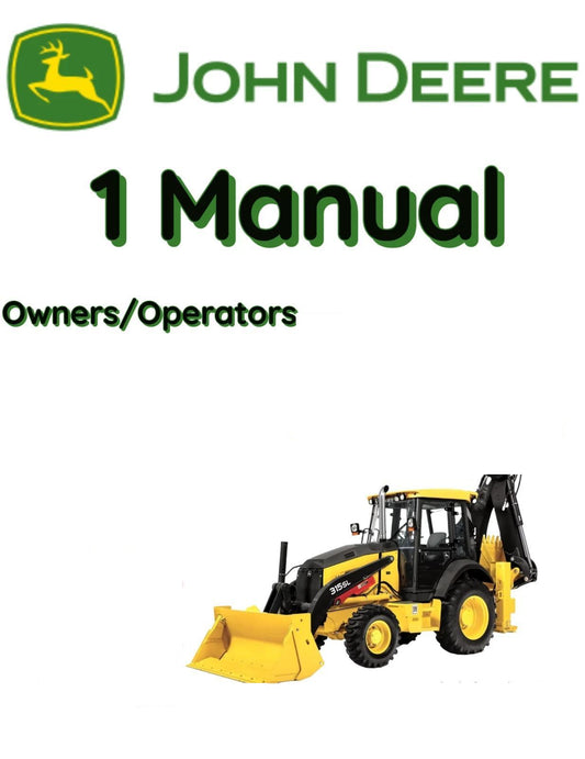 JOHN DEERE 610B BACKHOE LOADER OPERATORS OWNERS MANUAL