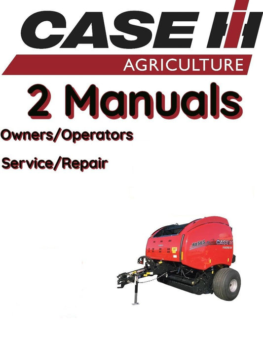 CASE IH 8465 ROUND BALER MANUAL OPERATOR OWNER SERVICE REPAIR SHOP