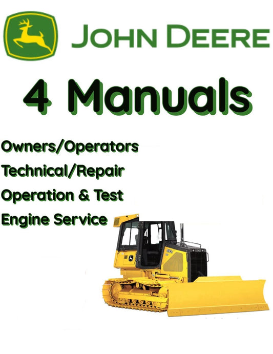 JOHN DEERE 450J CRAWLER DOZER OWNER SERVICE REPAIR TEST ENGINE MANUAL