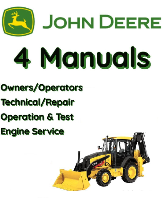 JOHN DEERE 315SK BACKHOE LOADER OWNER SERVICE REPAIR TEST ENGINE MANUAL
