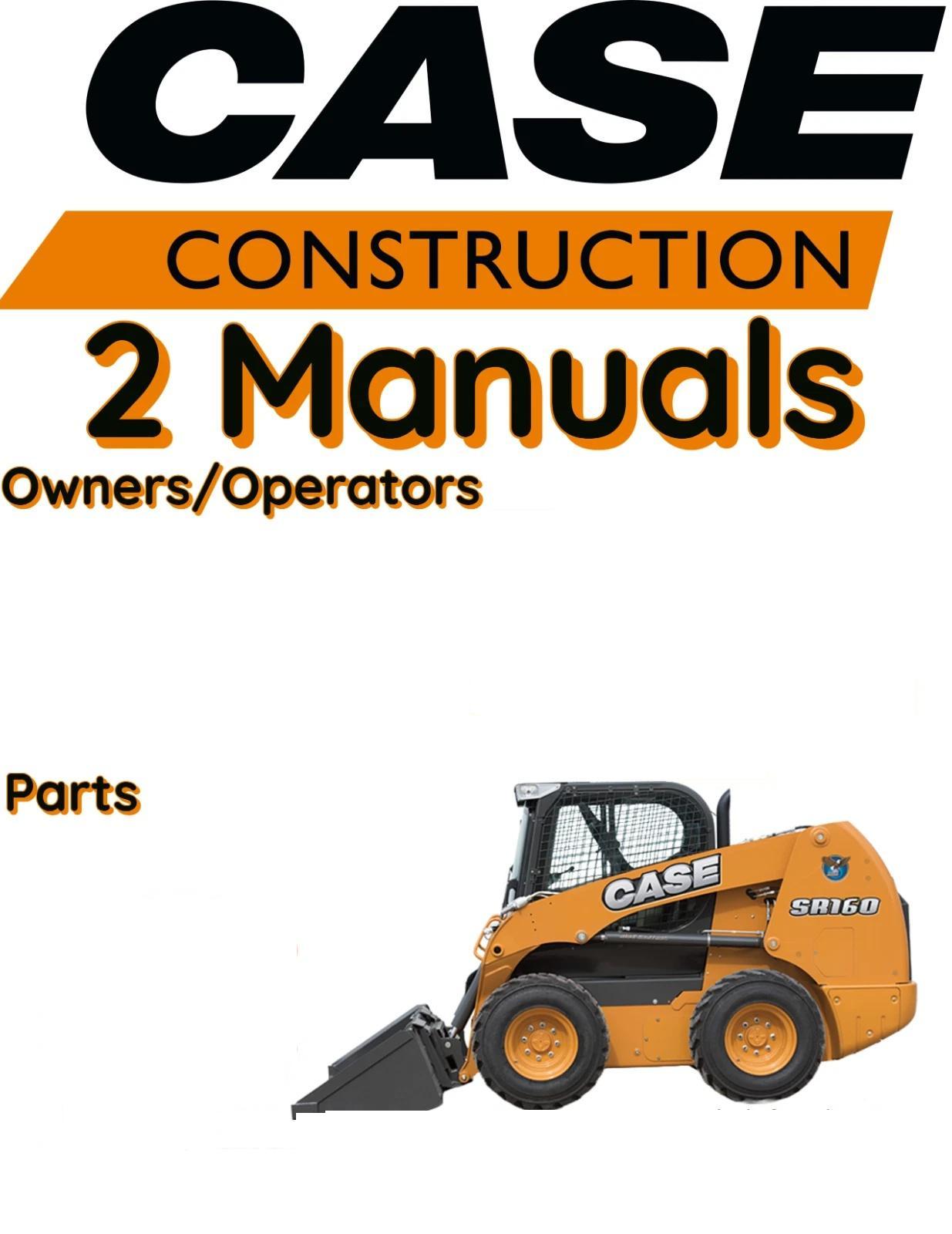 CASE 1845S SKID STEER MANUAL OPERATORS PARTS OWNERS