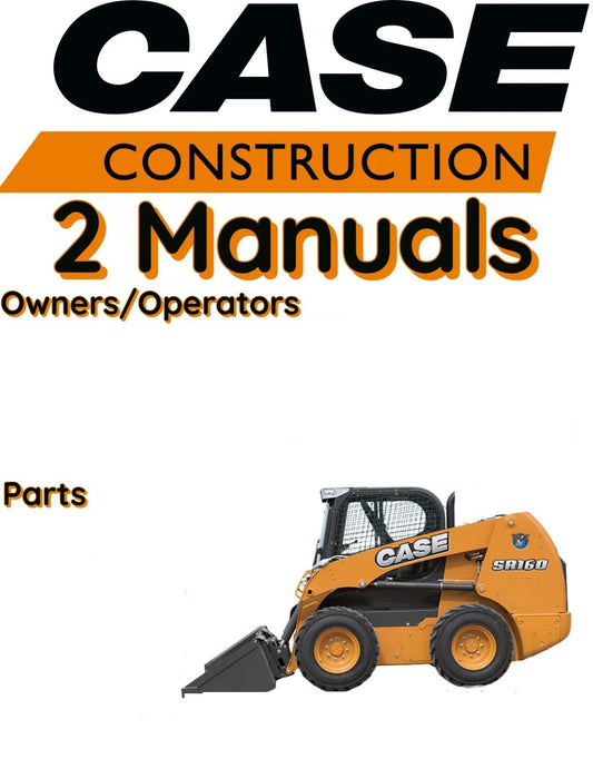 CASE 1845S SKID STEER MANUAL OPERATORS PARTS OWNERS