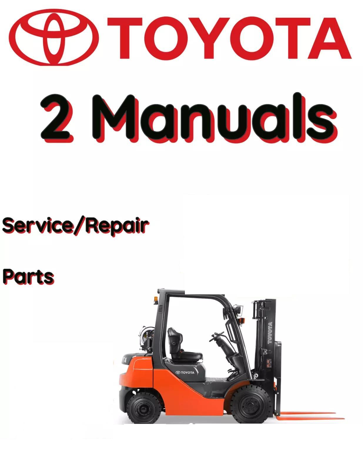 TOYOTA FORKLIFT 5FG30 OPERATORS SERVICE REPAIR MANUAL   FILE