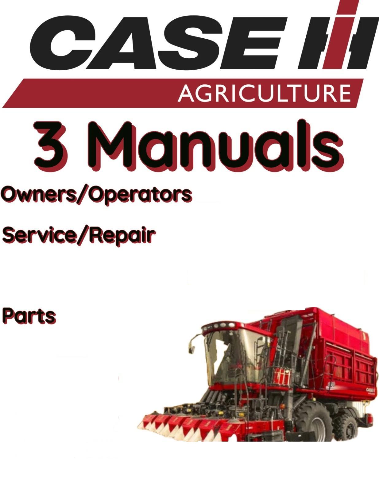 CASE IH 1800 COTTON PICKER MANUALS OPERATOR OWNER REPAIR SERVICE PARTS