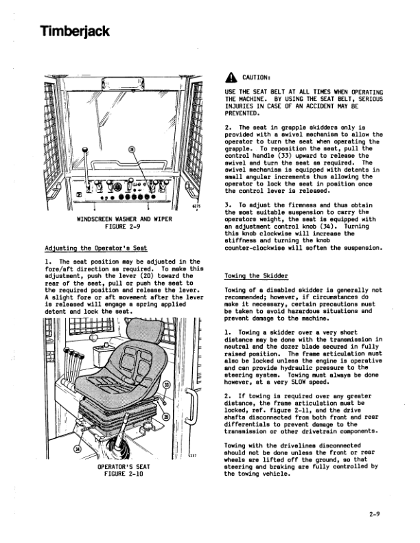 John Deere 380A Skidders Operator’s Manuals (8044811) Workshop Guide