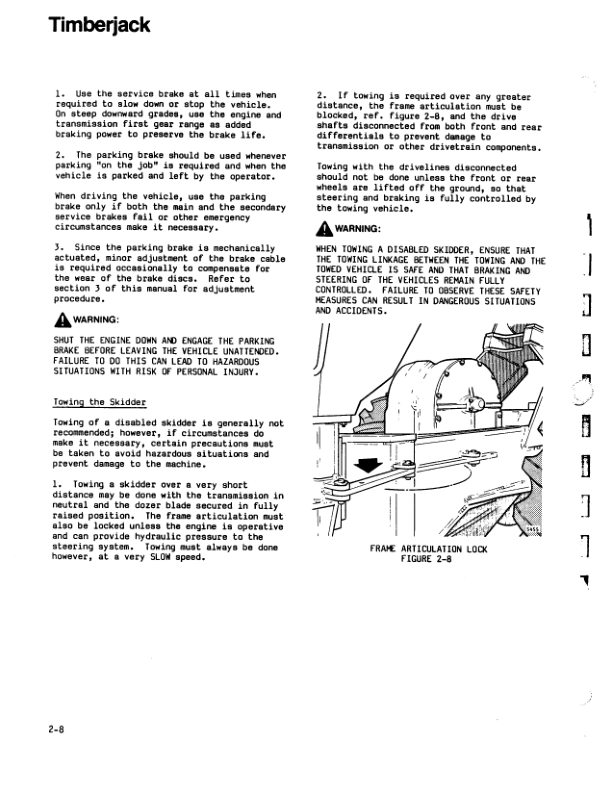 John Deere 550B Skidders Operator’s Manuals (8044909) Workshop Guide