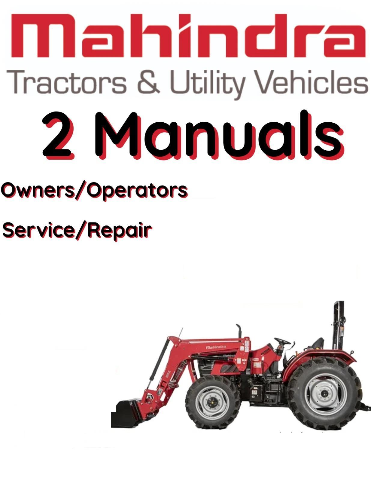 MAHINDRA 1815 TRACTOR MANUAL OWNERS OPERATOR SERVICE SHOP REPAIR
