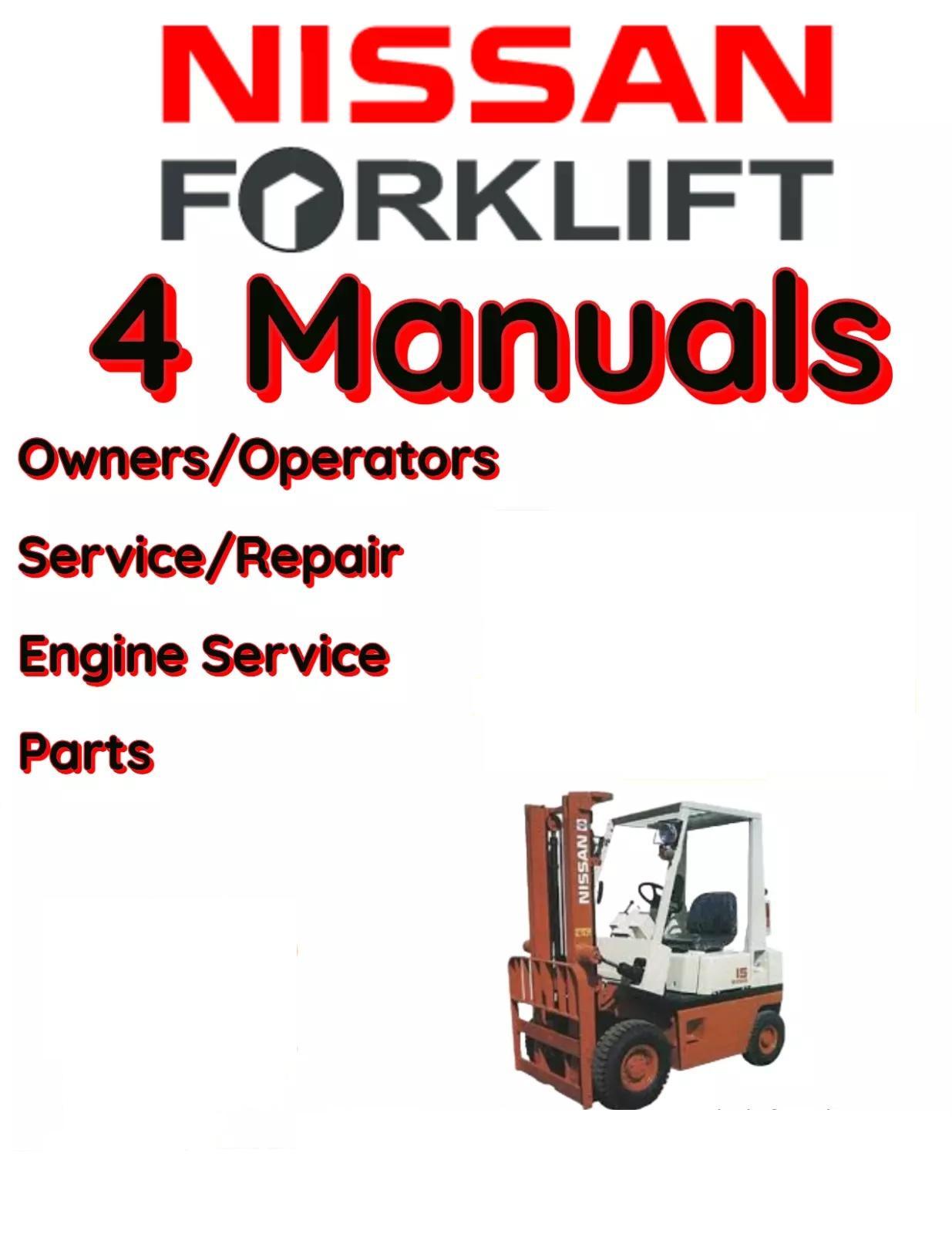 NISSAN FORKLIFT 1F1 MAP1F1A20 SERVICE REPAIR OPERATOR ENGINE PART MANUAL