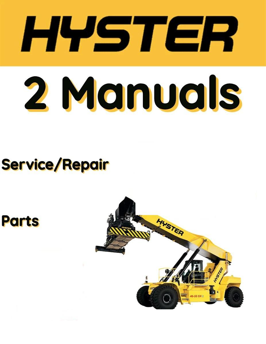 HYSTER REACH STACKER (A222) RS46-33IH SERVICE REPAIR SHOP PARTS MANUAL