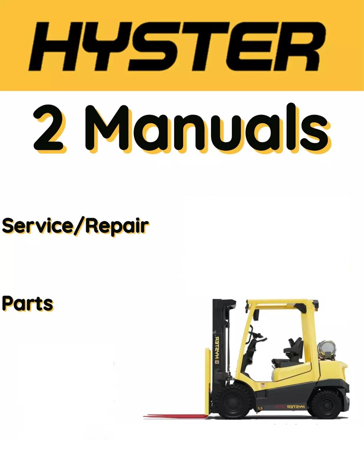 HYSTER FORKLIFT (C010) S35XM SERVICE REPAIR SHOP PARTS MANUAL