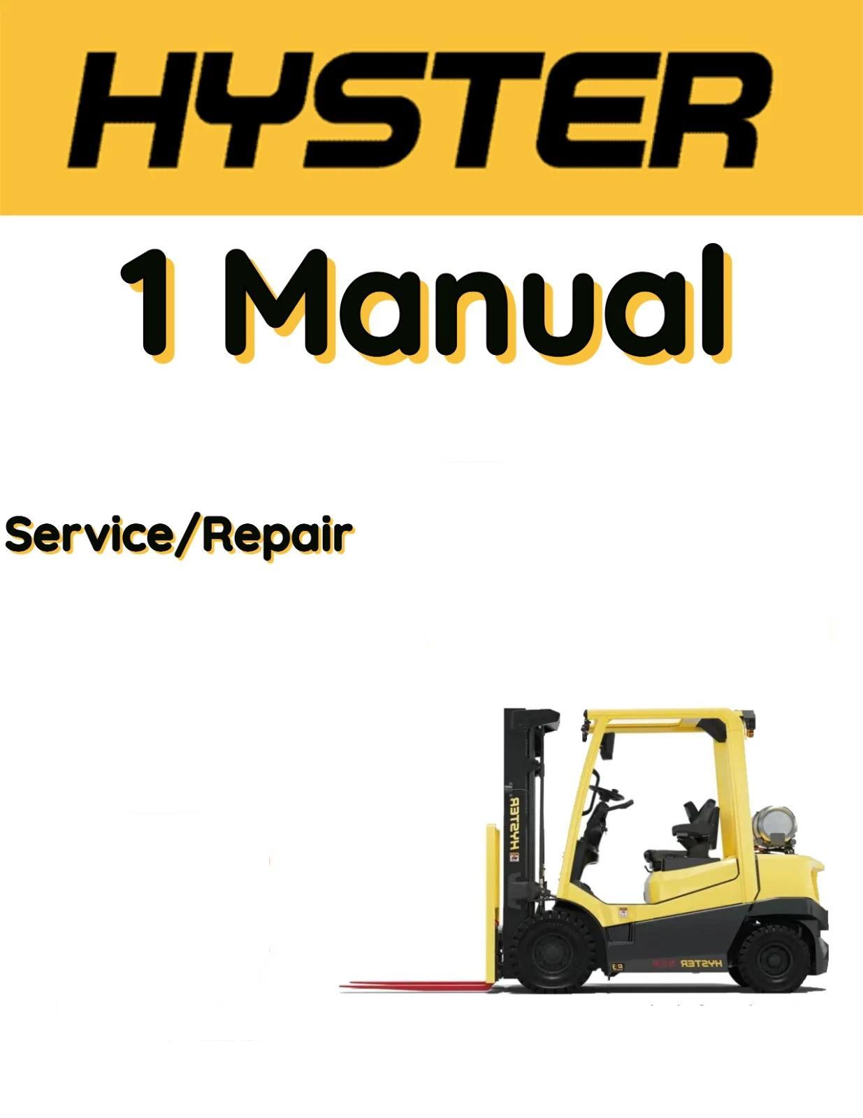 HYSTER FORKLIFT (H117) H50.00XM-16CH SERVICE REPAIR SHOP MANUAL