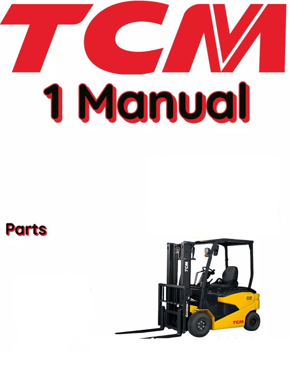 TCM FHG20W3 FORKLIFT PARTS MANUAL