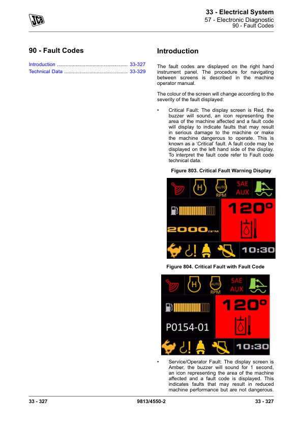 JCB 65R-1 Excavator Service Repair Manual