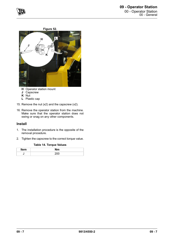 JCB 65R-1 Excavator Service Repair Manual