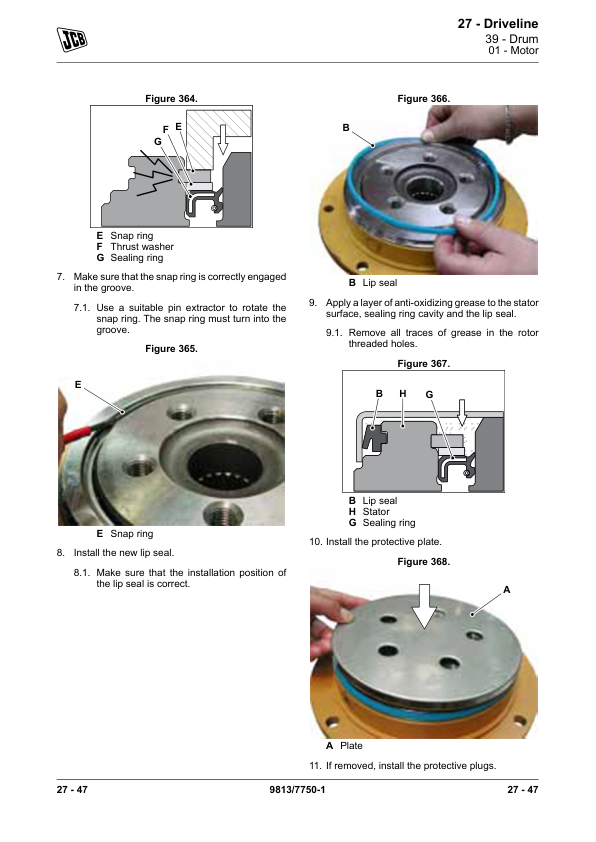 JCB CT160, CT260 Tandem Roller Service Repair Manual