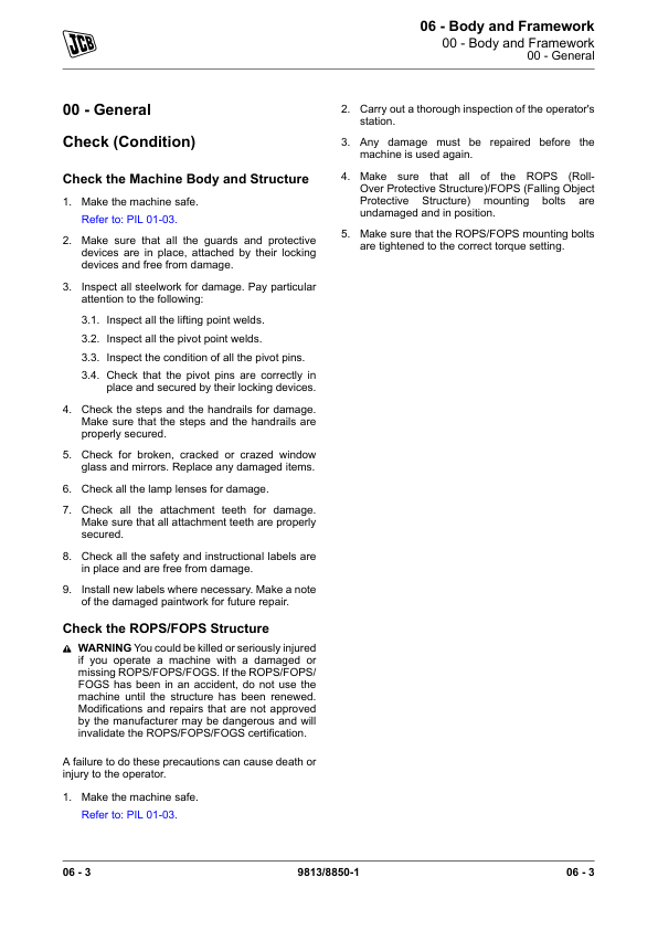 JCB 1T-1 High Tip Dumper Service Repair Manual