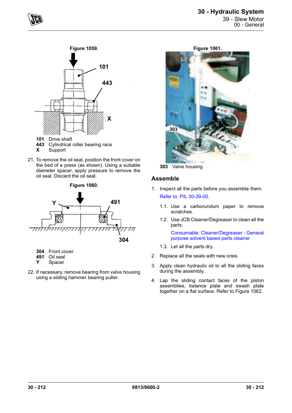 JCB 210X, 220X Excavator Service Repair Manual