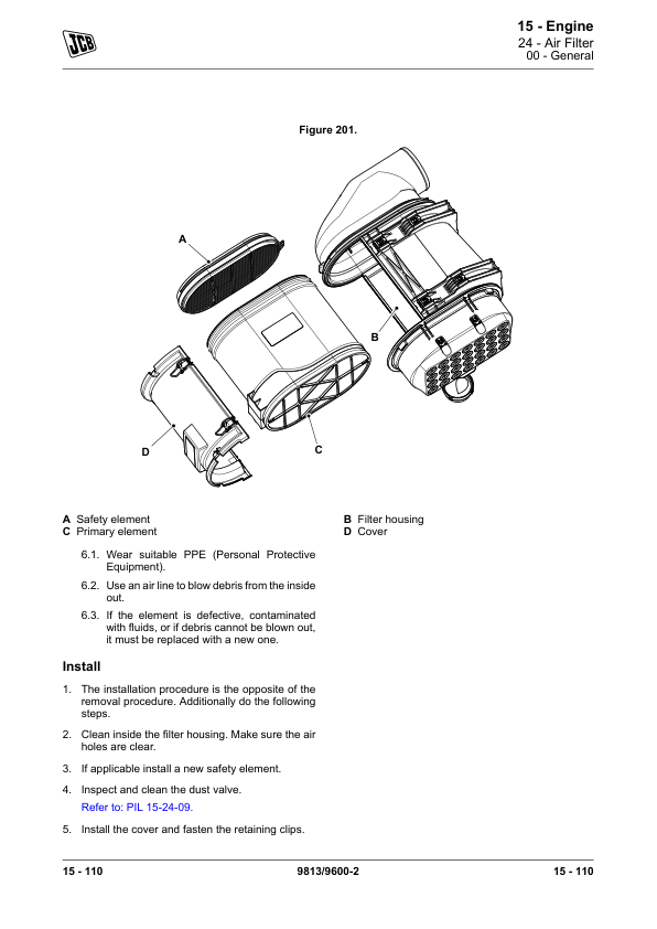 JCB 210X, 220X Excavator Service Repair Manual