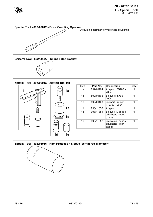 JCB SD55 Steer Drive Axles Service Repair Manual