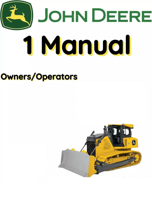 JOHN DEERE 550K CRAWLER DOZER OWNERS OPERATORS MANUAL