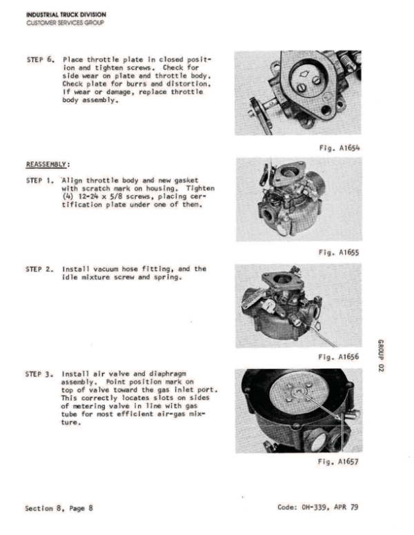 Clark C500-60, C500-70, C500-80, C500-S80, C500-90, C500-S100 Forklift Overhaul Manual Workshop Guide