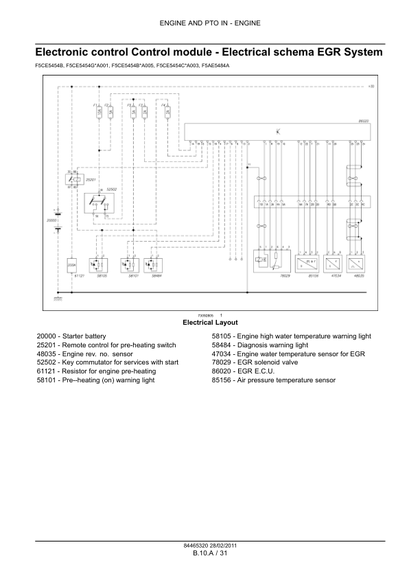 CNH F5 (F5AE & F5CE ) Tier 3 Engine Repair Manual Workshop Guide