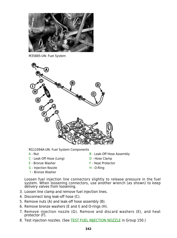 John Deere PowerTech 0.9, 1.1, 1.2, 1.3, 1.5, 1.6, 2.0L and Yanmar 4TNE98 Engines Component Technical Manual (CTM119) Workshop Guide