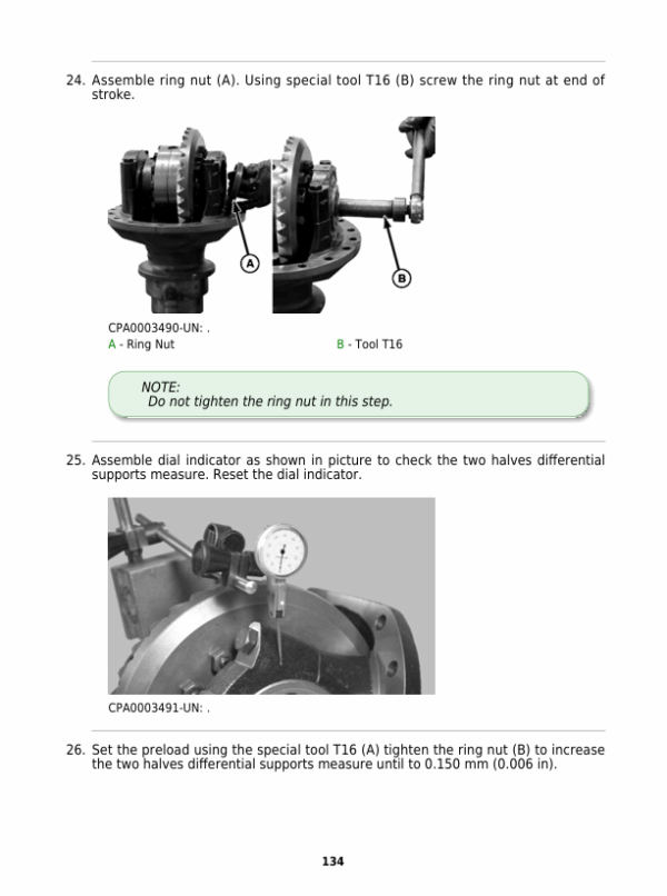 John Deere 701 Paddy Front Wheel Drive Axles Component Technical Manual (CTM703519) Workshop Guide