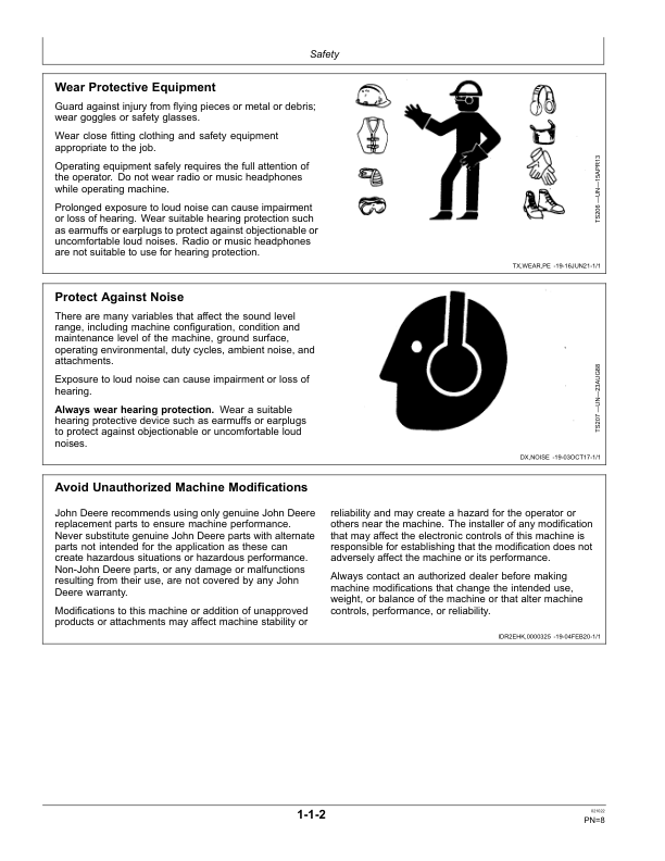 John Deere 1612D E, 2010D E, 2014D E, 2412D E, 1510D C, 1812D C, 1814D C, 2112D C Scrapers Operator’s Manuals (CXT33060) Workshop Guide