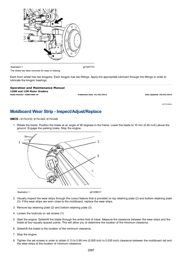 Caterpillar CAT 12M Motor Grader Service Repair Manual (B9F00001 and up)